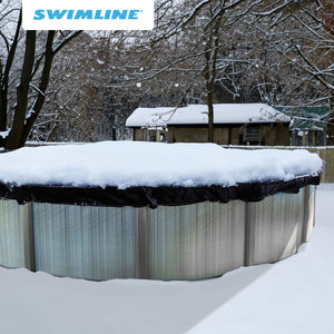 Swimline PCO834 30' Round Above Ground Winter Swimming Cover (Pool Cover Only) - TRAPSKI