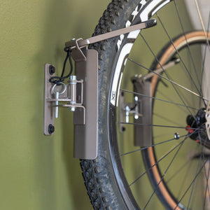Swivel Mount Bike Storage Rack | Garage Wall Hook | Mud