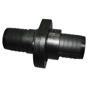 T-H Marine Double Barb Inline Scupper Check Valve - 1-1/2" - Black - TRAPSKI