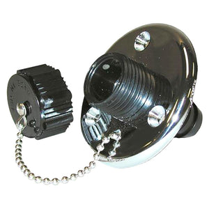 T-H Marine Washdown Valve w/Chrome Base - TRAPSKI