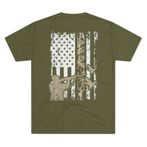 American Waterfowl -  Tri-Blend Crew Tee