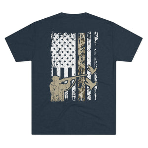 American Waterfowl -  Tri-Blend Crew Tee