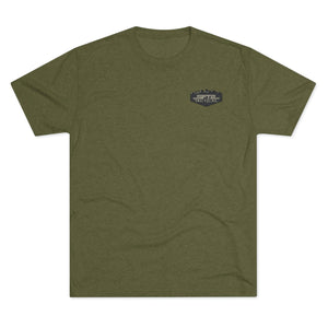 Camo Logo Mountain - Tri-Blend Crew Tee