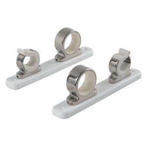 TACO 2-Rod Hanger w/Poly Rack - Polished Stainless Steel - TRAPSKI