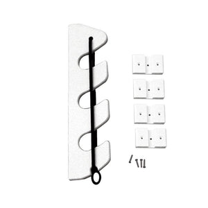 TACO 3-Rod Poly Bungee Rod Holder Rack - White - TRAPSKI