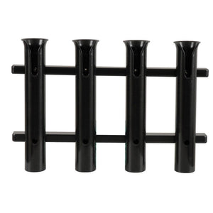 TACO 4-Rod Poly Rod Rack - Black - TRAPSKI