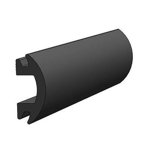 TACO 70 Flexible Black Rub Rail Insert 1-3/16" x 1/2" - TRAPSKI