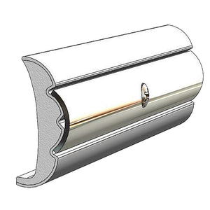 TACO Rigid Vinyl Flex-Core Rub Rail 1.58" x .635" - Frosty White 60 - TRAPSKI