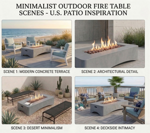 56' Propane Fire Pit Table