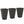 Tall Marble Look Flower Planters with Drainage - Set of 3