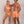 Tangerine Squeeze Cold Shoulder Bikini Top