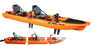 Rocket 13.8ft Tandem Fin Drive Modular Fishing Kayak