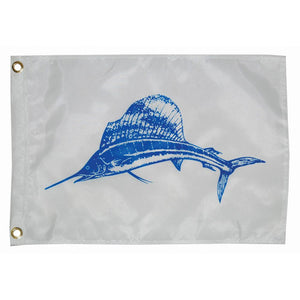 Taylor Made 12" x 18" Sailfish Flag - TRAPSKI