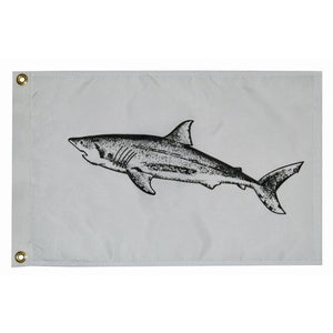 Taylor Made 12" x 18" Shark Flag - TRAPSKI