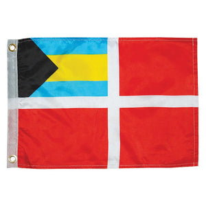 Taylor Made Bahamas Courtesy Flag 12" x 18" - TRAPSKI