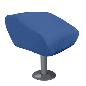 Taylor Made Folding Pedestal Boat Seat Cover - Rip/Stop Polyester Navy - TRAPSKI