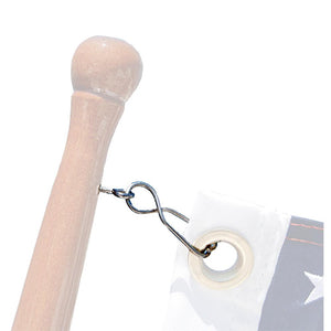 Taylor Made Skipper Flag Clips w/SS Screw Eyes (4pk) - TRAPSKI