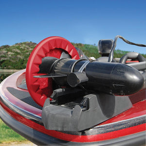 Taylor Made Trolling Motor Propeller Cover- 3-Blade Cover - 10"- Red - TRAPSKI