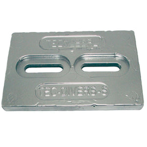 Tecnoseal Mini Aluminum Plate Anode 6" x 4" x 1/2" - TRAPSKI