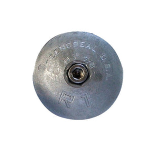 Tecnoseal R1 Rudder Anode - Zinc - 1-7/8" Diameter - TRAPSKI