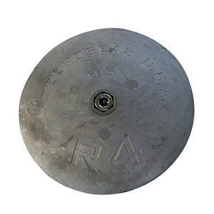 Tecnoseal R4 Rudder Anode - Zinc - 5" Diameter x 5/8" Thickness - TRAPSKI