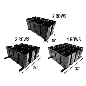 Telluride Ski Storage Rack for Rental Shops | Holds up to 16 Pairs of Skis