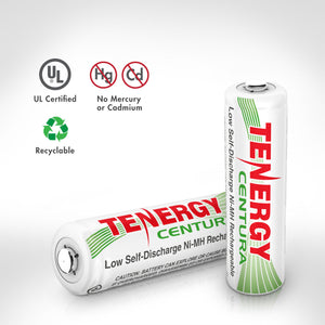 Tenergy AAA Centura NiMH Rechargeable Battery - 4 Pack - TRAPSKI