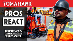 8 Foot Ride-On Concrete Power Trowel with 35HP Vanguard Engine