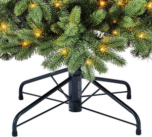 Home Heritage Virginia Fir 7.5 Ft Artificial Christmas Tree, Prelit w/ 700 LEDs