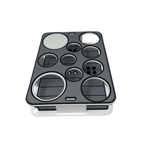 The Docktail Boat Table Caddy plus Bait Table Includes All Angle Adjustable Rod Holder Mount