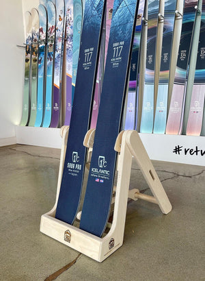 THE STASH ski display stand - TRAPSKI