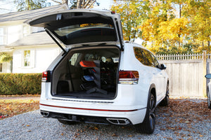 The TRAPSKI Tower with Security Strap | Internal Ski Mobile Rack | SUVs, Vans, Crossovers, Hatchbacks | Third Row SUVS - TRAPSKI