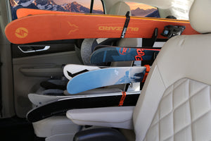 The TRAPSKI Tower with Security Strap | Internal Ski Mobile Rack | SUVs, Vans, Crossovers, Hatchbacks | Third Row SUVS - TRAPSKI