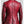 Theo Men's Red Leather Blazer with Chest Pocket