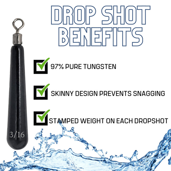 Reaction Tackle Tungsten Drop Shot Weights