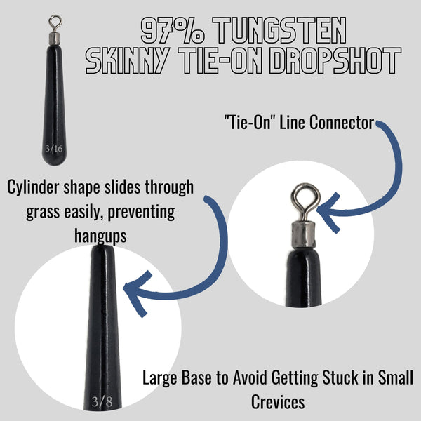 Reaction Tackle Tungsten Drop Shot Weights