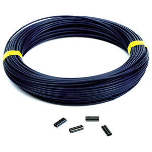 Tigress 100' of 400lb Test Black Mono - 2.2mm Diameter - TRAPSKI