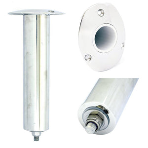 Tigress 3 Hole Swivel Oval Head Rod Holder - 0 Degree - 10-1/2" - TRAPSKI