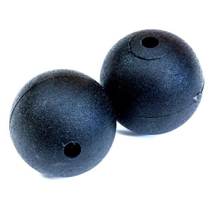 Tigress Black Plastic Outrigger Stops - 1-1/4" - Pair - TRAPSKI