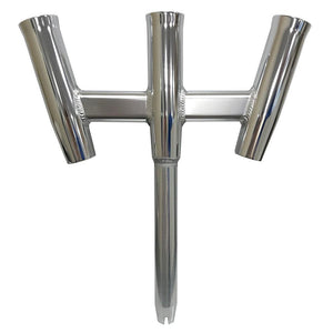 Tigress GS Trident Rod Holder - Straight Butt - Polished Alumunim - TRAPSKI