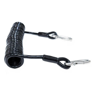 Tigress Heavy-Duty Coiled Safety Tether - 1200lbs - TRAPSKI