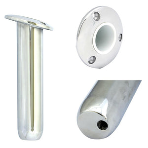 Tigress Round Head Closed Base Rod Holder - 15 Degree - 9" - TRAPSKI