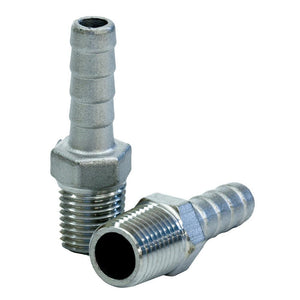 Tigress Stainless Steel Pipe to Hose Adapter - 1/4" IPS - TRAPSKI