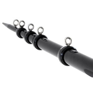 Tigress XD Telescoping Aluminum Outrigger Poles - 15 - 1-1/8" OD Black - TRAPSKI