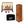 YardGames Giant Tumbling Timbers Stacking & Giant 4 in a Row Outdoor Game Bundle