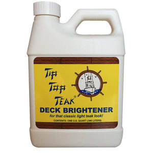 Tip Top Teak Deck Brightener - Quart - TRAPSKI