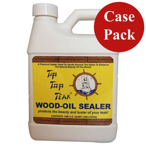 Tip Top Teak Tip Top Teak Wood Oil Sealer - Quart - *Case of 12* - TRAPSKI