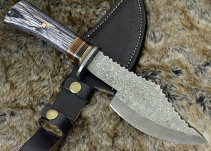 Titan Damascus Axe with Pakkawood Handle