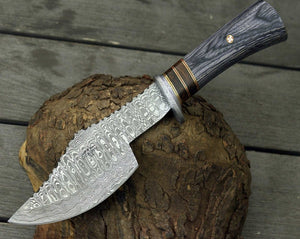 Titan Damascus Axe with Pakkawood Handle