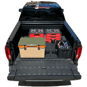 Tmat Truck Bed Organizer Slide Out Mat | Universal Fit for Short Beds 5' to 5'5" - TRAPSKI